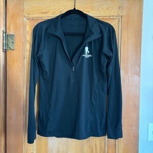 Black Quarter-Zip Pullover